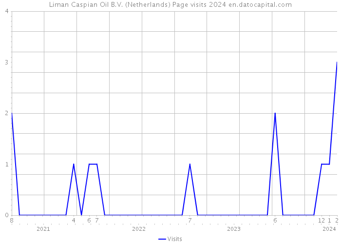 Liman Caspian Oil B.V. (Netherlands) Page visits 2024 