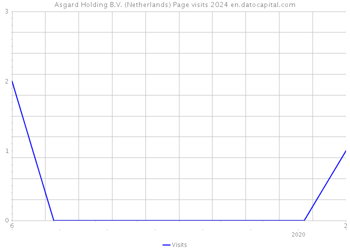 Asgard Holding B.V. (Netherlands) Page visits 2024 