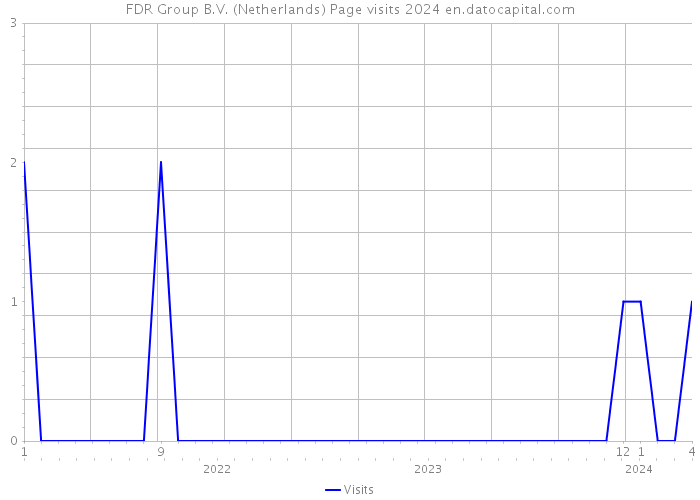 FDR Group B.V. (Netherlands) Page visits 2024 