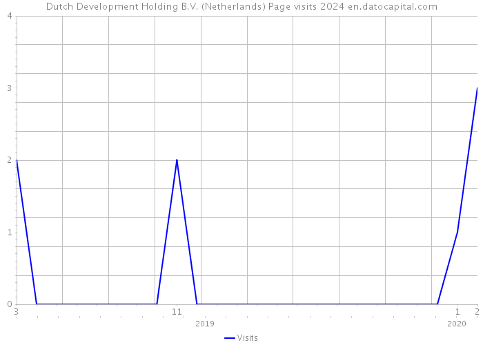 Dutch Development Holding B.V. (Netherlands) Page visits 2024 