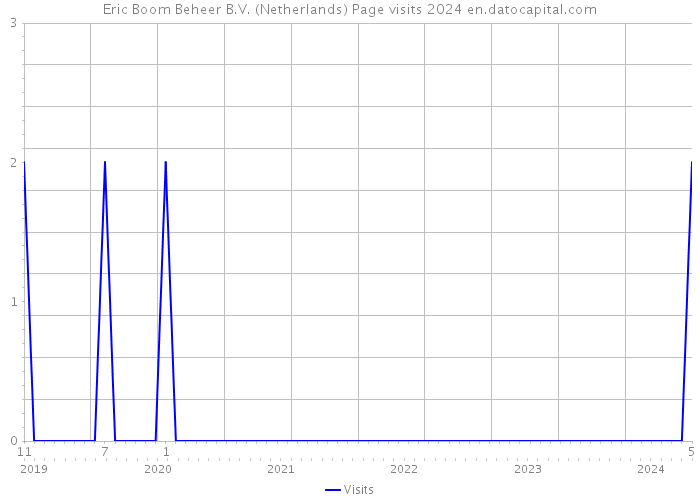 Eric Boom Beheer B.V. (Netherlands) Page visits 2024 