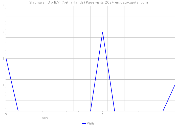 Slagharen Bio B.V. (Netherlands) Page visits 2024 