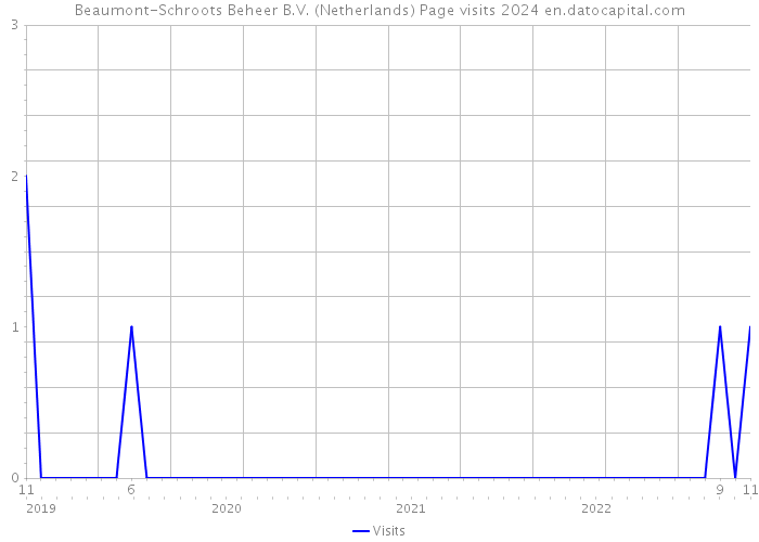 Beaumont-Schroots Beheer B.V. (Netherlands) Page visits 2024 