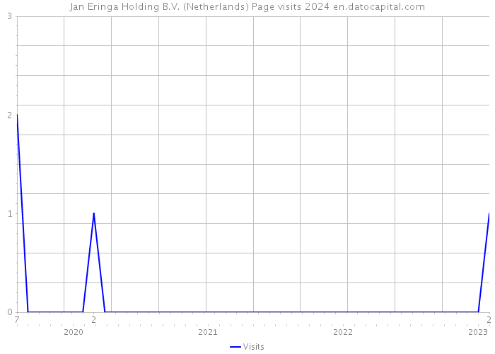 Jan Eringa Holding B.V. (Netherlands) Page visits 2024 