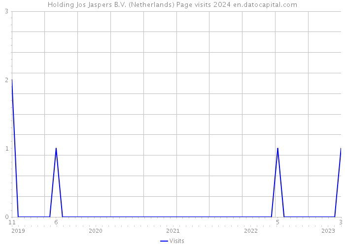 Holding Jos Jaspers B.V. (Netherlands) Page visits 2024 