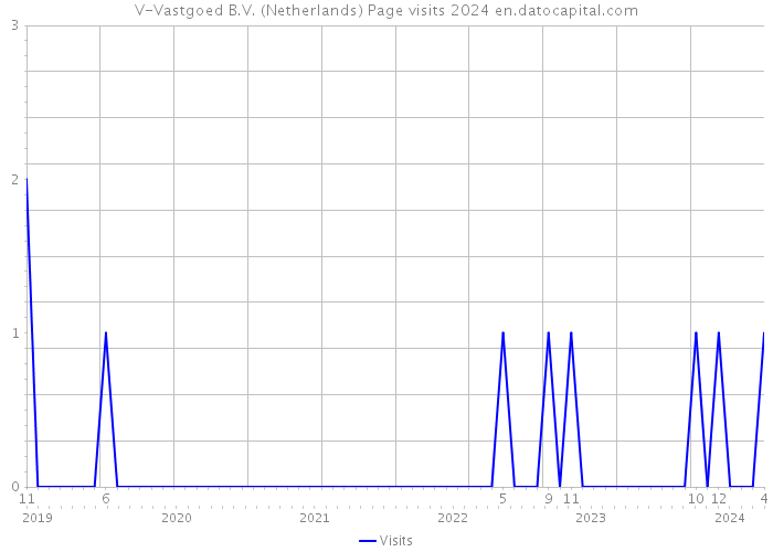 V-Vastgoed B.V. (Netherlands) Page visits 2024 