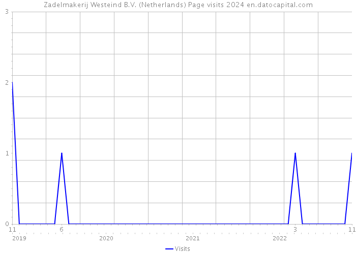 Zadelmakerij Westeind B.V. (Netherlands) Page visits 2024 