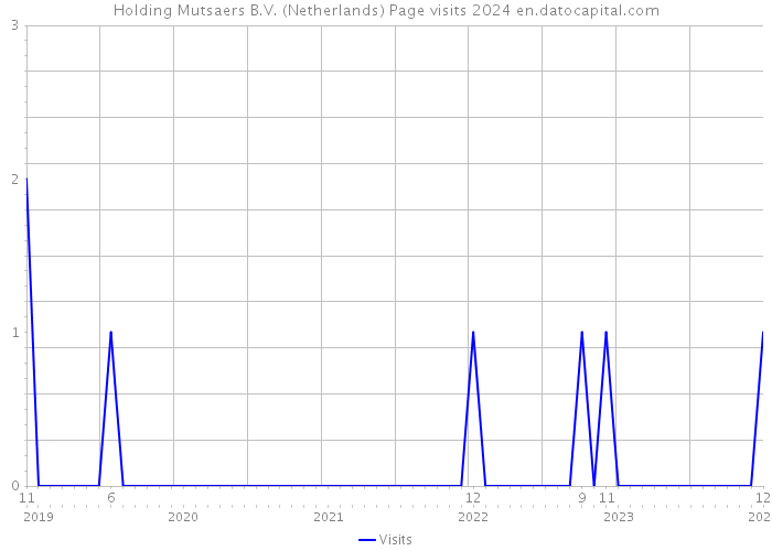 Holding Mutsaers B.V. (Netherlands) Page visits 2024 