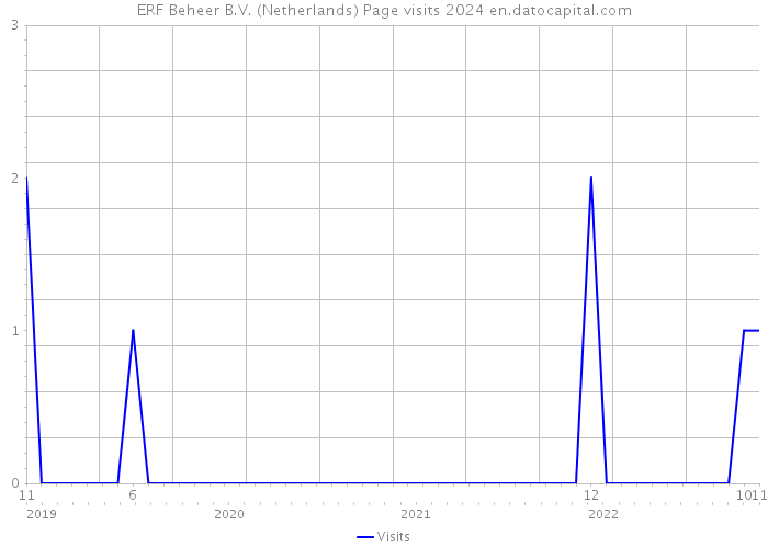 ERF Beheer B.V. (Netherlands) Page visits 2024 