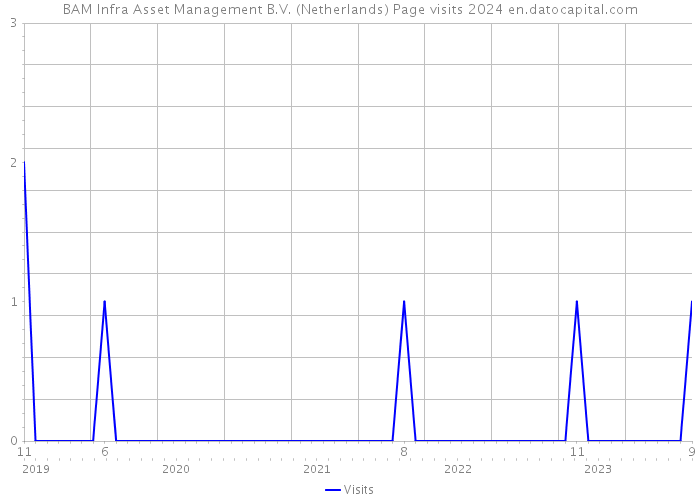 BAM Infra Asset Management B.V. (Netherlands) Page visits 2024 