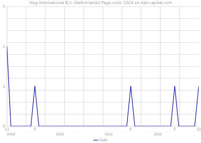Vlug International B.V. (Netherlands) Page visits 2024 