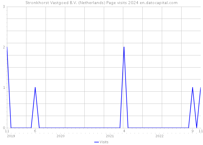 Stronkhorst Vastgoed B.V. (Netherlands) Page visits 2024 