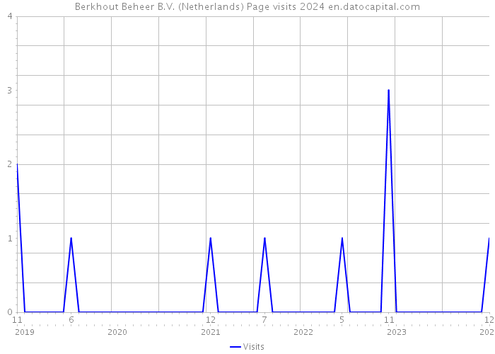 Berkhout Beheer B.V. (Netherlands) Page visits 2024 