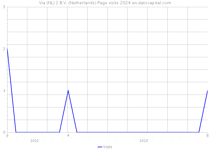 Via (NL) 2 B.V. (Netherlands) Page visits 2024 