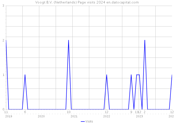 Voogt B.V. (Netherlands) Page visits 2024 