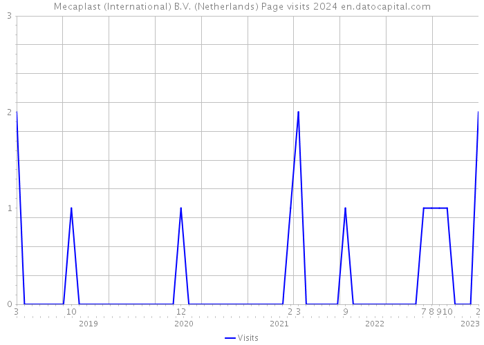 Mecaplast (International) B.V. (Netherlands) Page visits 2024 
