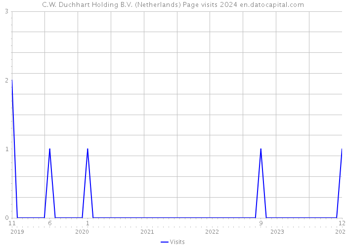 C.W. Duchhart Holding B.V. (Netherlands) Page visits 2024 