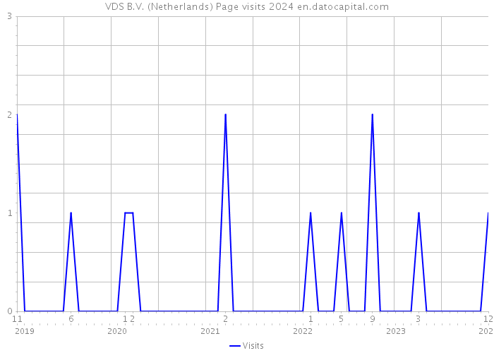 VDS B.V. (Netherlands) Page visits 2024 