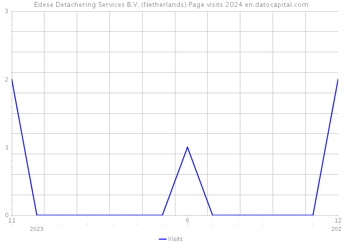 Edese Detachering Services B.V. (Netherlands) Page visits 2024 