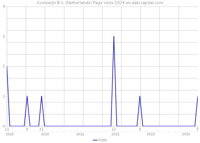 Koelewijn B.V. (Netherlands) Page visits 2024 