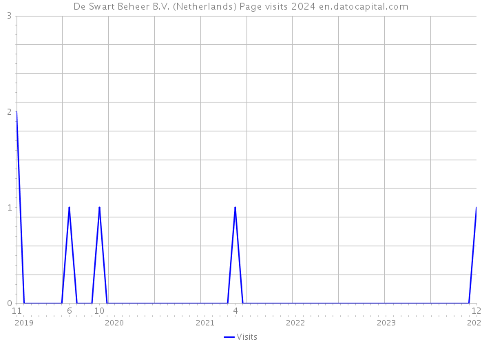 De Swart Beheer B.V. (Netherlands) Page visits 2024 