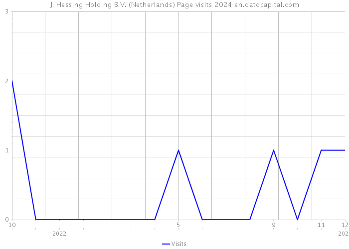 J. Hessing Holding B.V. (Netherlands) Page visits 2024 