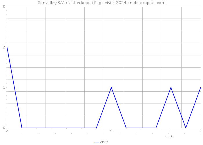 Sunvalley B.V. (Netherlands) Page visits 2024 