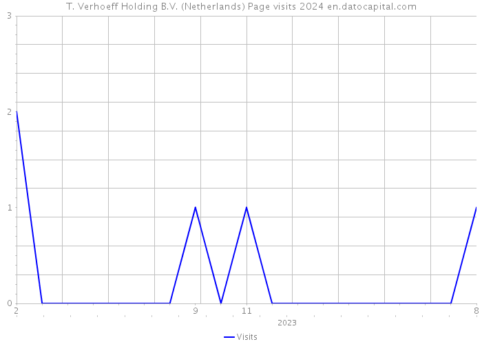 T. Verhoeff Holding B.V. (Netherlands) Page visits 2024 
