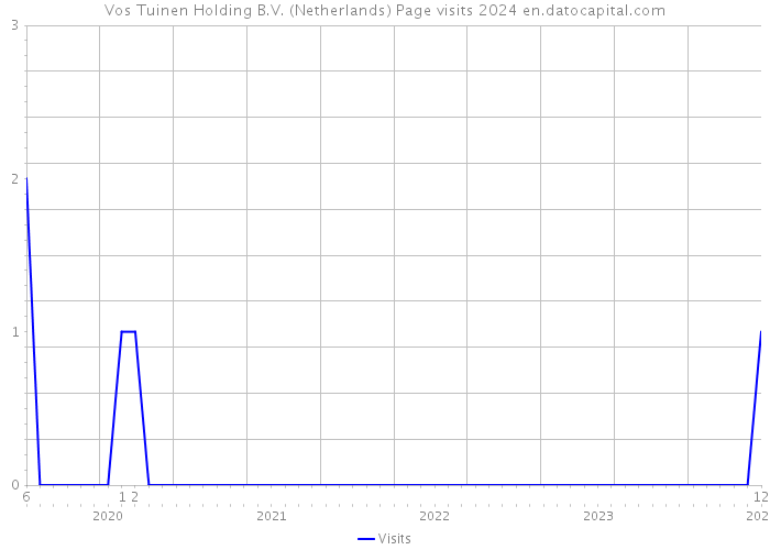 Vos Tuinen Holding B.V. (Netherlands) Page visits 2024 
