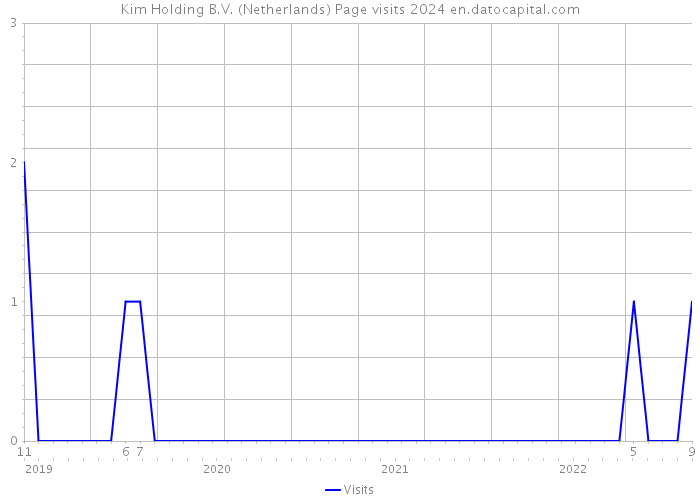 Kim Holding B.V. (Netherlands) Page visits 2024 