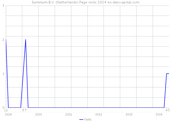 Summum B.V. (Netherlands) Page visits 2024 