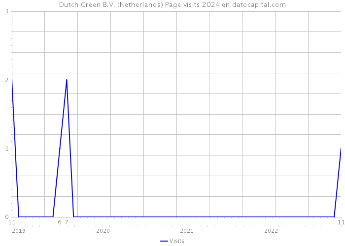 Dutch Green B.V. (Netherlands) Page visits 2024 