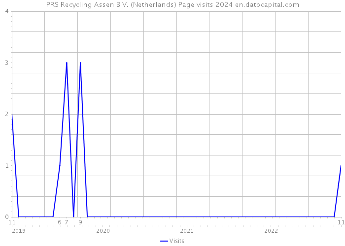 PRS Recycling Assen B.V. (Netherlands) Page visits 2024 