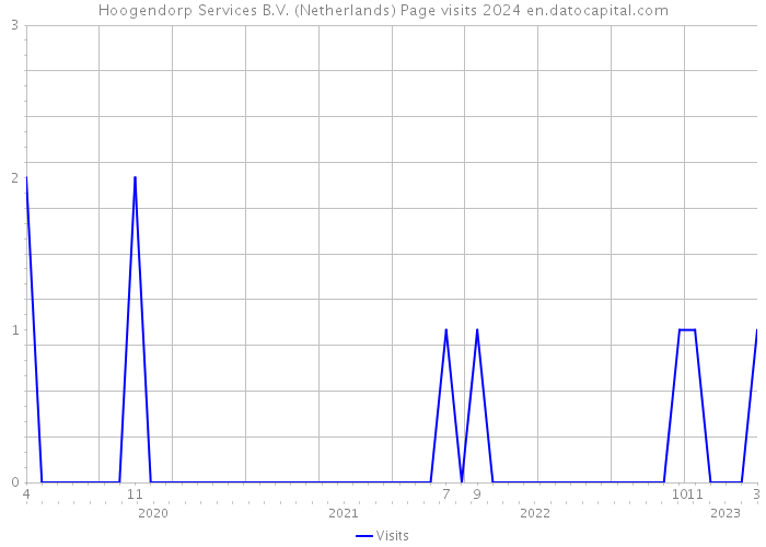 Hoogendorp Services B.V. (Netherlands) Page visits 2024 