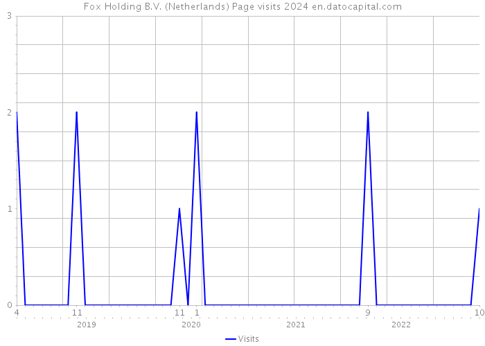 Fox Holding B.V. (Netherlands) Page visits 2024 