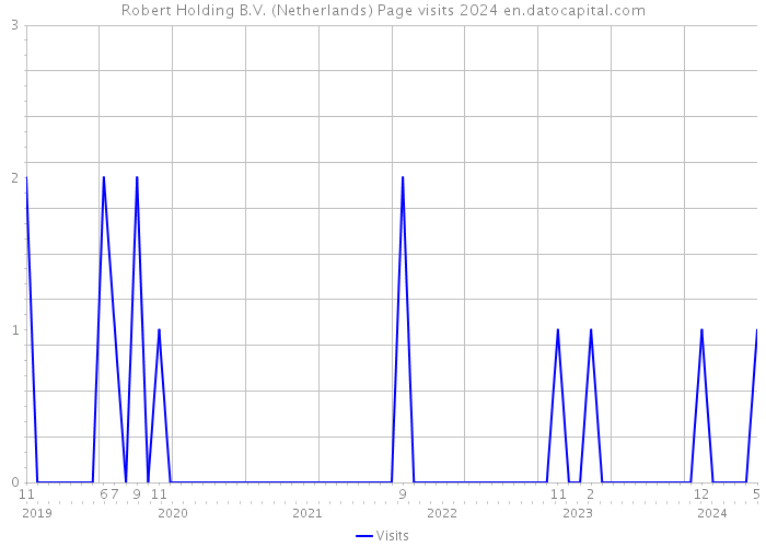 Robert Holding B.V. (Netherlands) Page visits 2024 