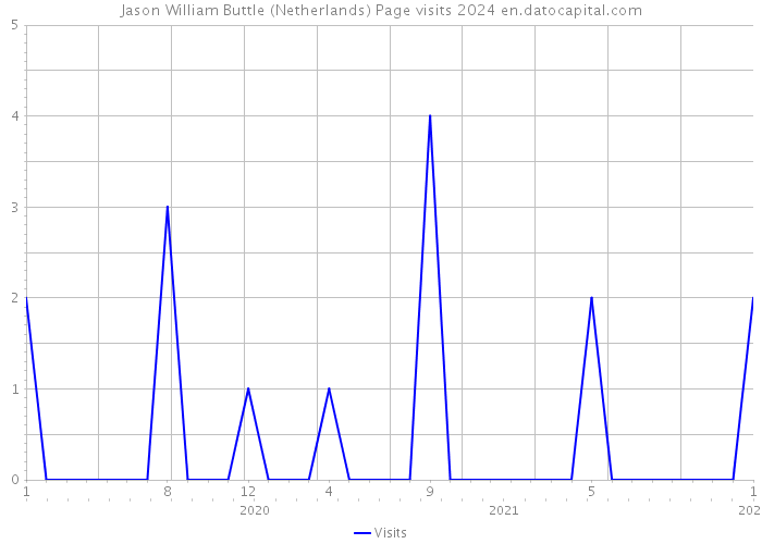 Jason William Buttle (Netherlands) Page visits 2024 