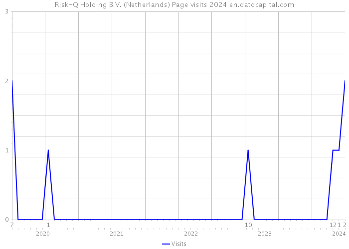 Risk-Q Holding B.V. (Netherlands) Page visits 2024 