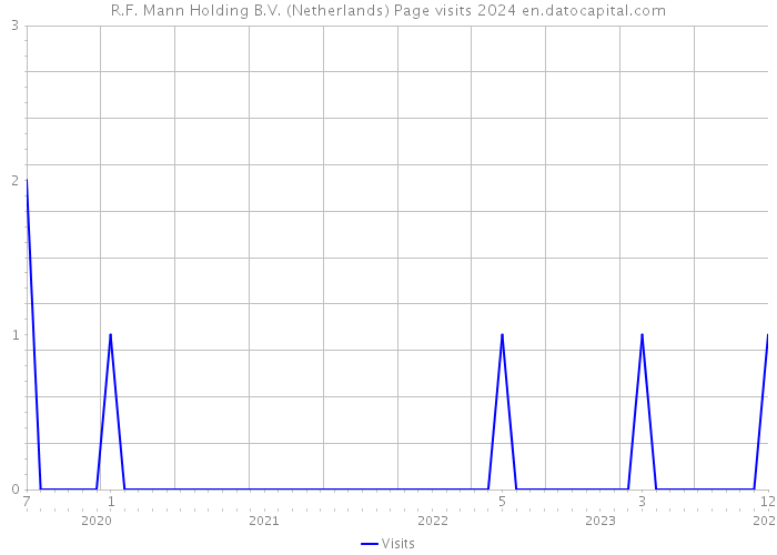 R.F. Mann Holding B.V. (Netherlands) Page visits 2024 