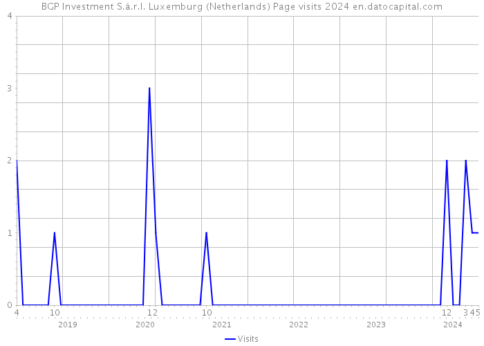 BGP Investment S.à.r.l. Luxemburg (Netherlands) Page visits 2024 