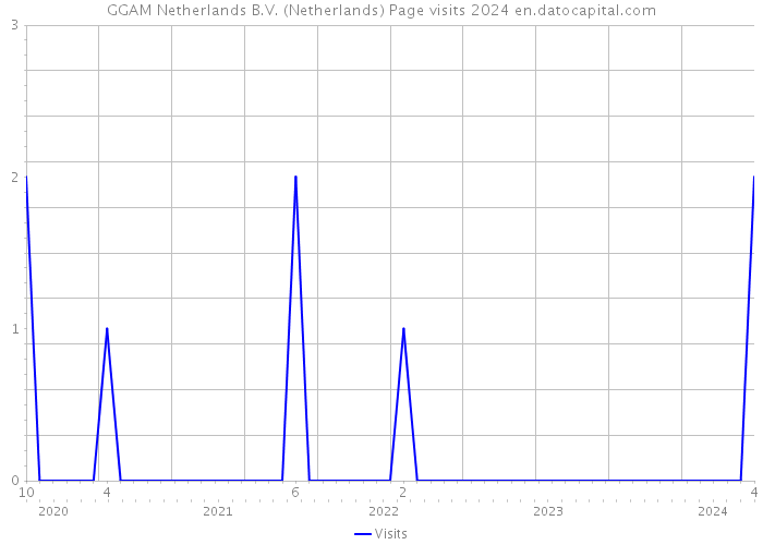 GGAM Netherlands B.V. (Netherlands) Page visits 2024 