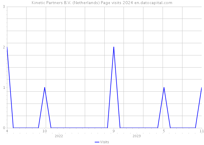 Kinetic Partners B.V. (Netherlands) Page visits 2024 