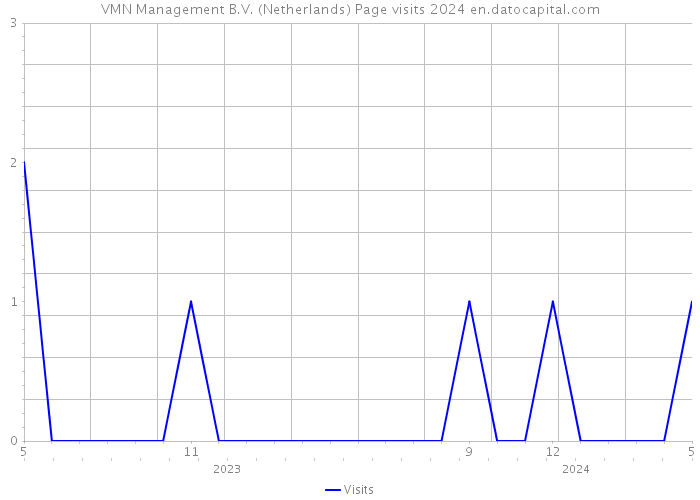 VMN Management B.V. (Netherlands) Page visits 2024 