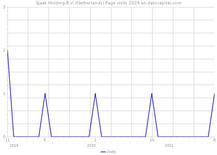 Sjaak Holding B.V. (Netherlands) Page visits 2024 
