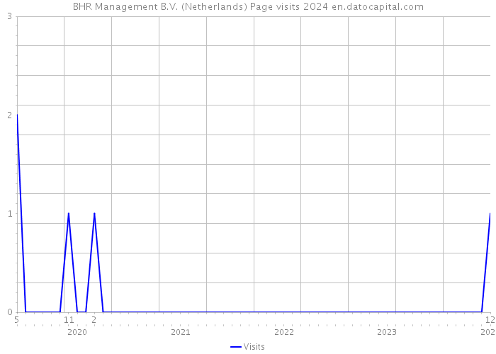 BHR Management B.V. (Netherlands) Page visits 2024 