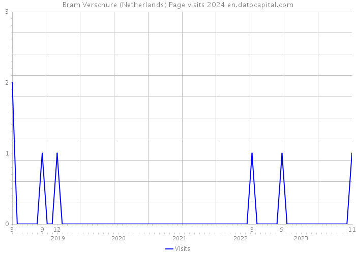 Bram Verschure (Netherlands) Page visits 2024 