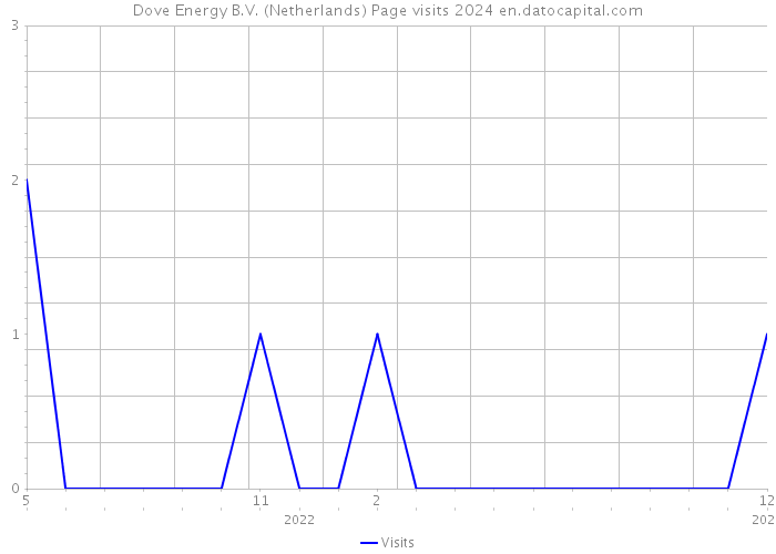 Dove Energy B.V. (Netherlands) Page visits 2024 