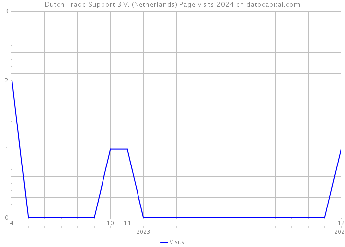 Dutch Trade Support B.V. (Netherlands) Page visits 2024 