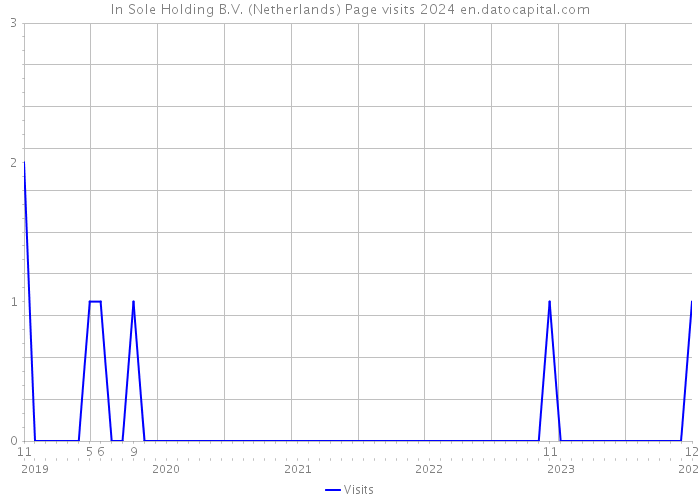 In Sole Holding B.V. (Netherlands) Page visits 2024 