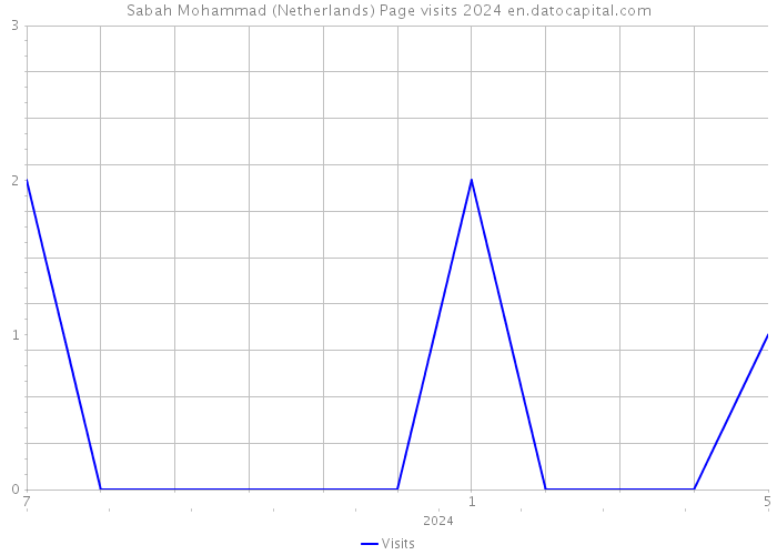 Sabah Mohammad (Netherlands) Page visits 2024 